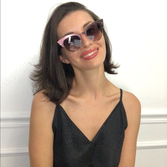 New TOM FORD Alexandra Plum Cat Eye Sunglasses - Picture 9 of 16